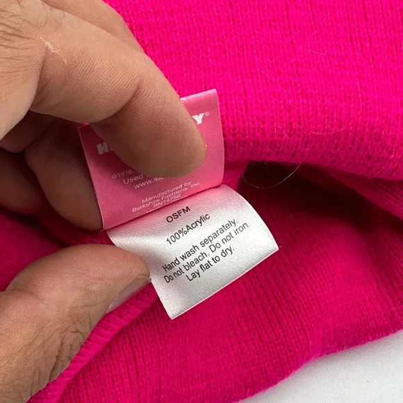 Hello Kitty Pink  White Polkadot Beanie Knit Cap - Picture 5 of 5